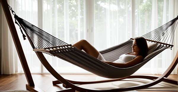 Le hamac sur pied : votre allié bien-être à domicile